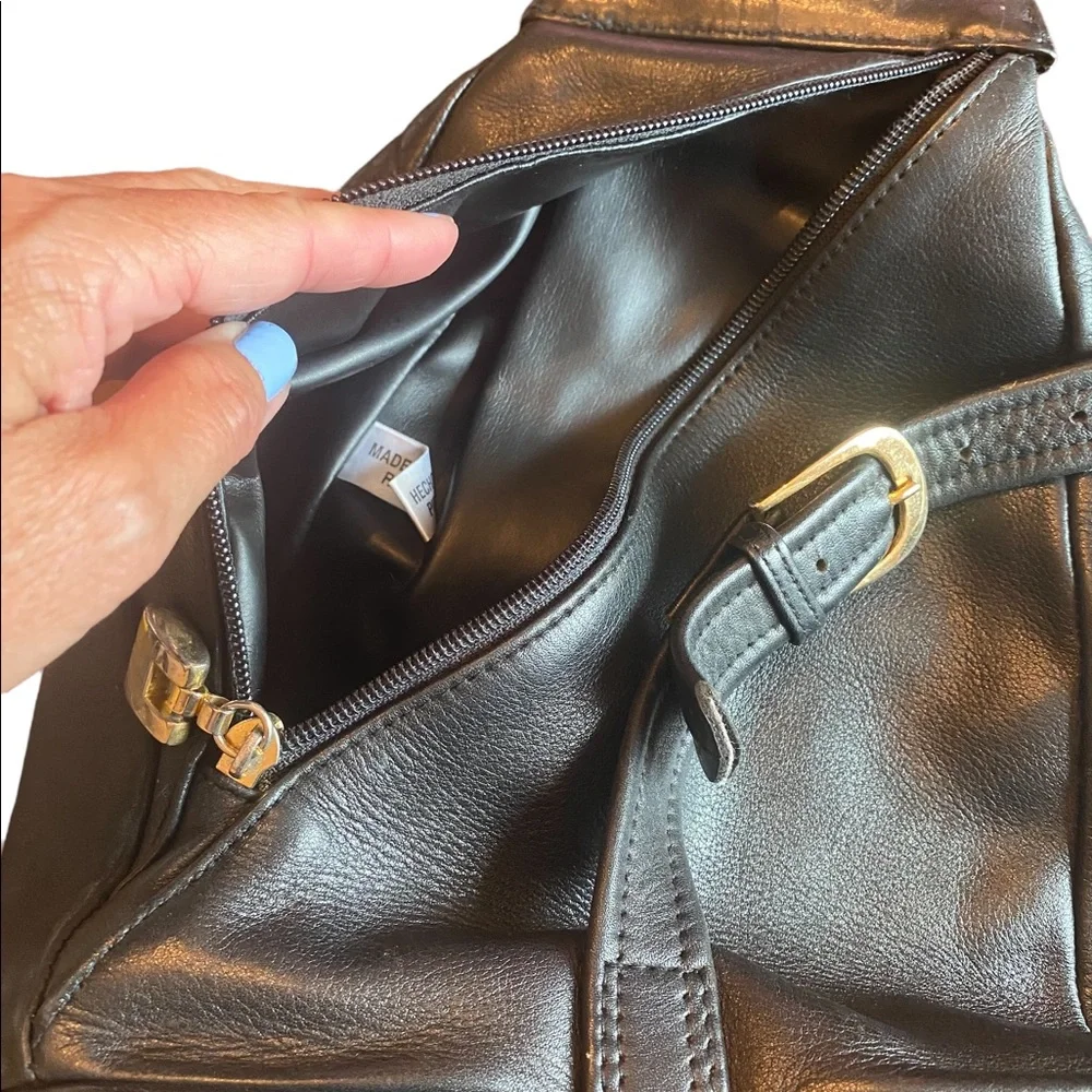 Jacqueline Ferrar Crossbody Leather Purse